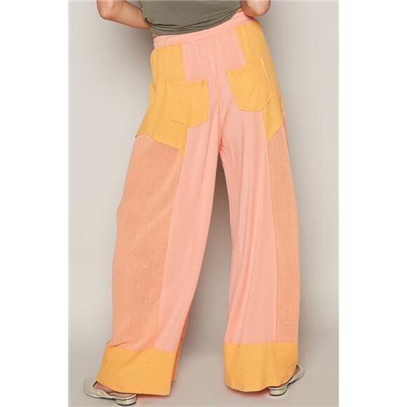 NWT POL Drawstring Wide Leg Pants - Watermelon pink - Picture 3 of 3